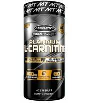 Platinum 100% carnitina de Muscletech 180 caps