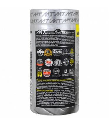 Platinum 100% carnitina de Muscletech 180 caps