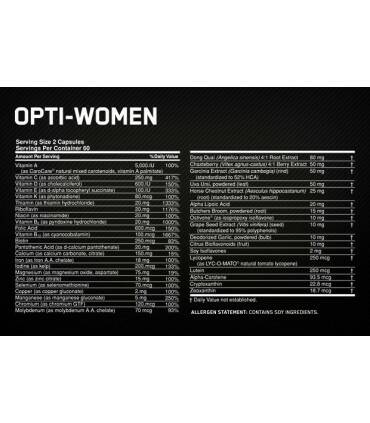 Opti women 120 caps de ON multivitaminico especial para mujer