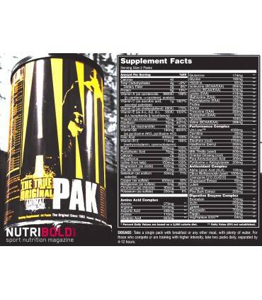 Animal Pak de universal multivitaminico