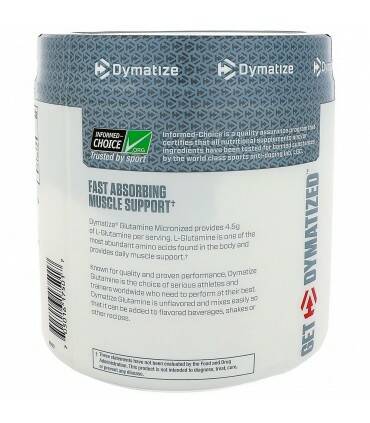 Glutamine 500g Dymatize glutamina