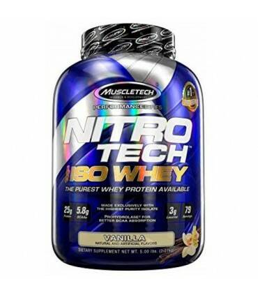 Nitro Tech 100% Iso Whey 5 Lbs de Muscletech