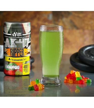 Ak 47 Ripped 2 en 1 de Army Nutrition sabor Gomitas