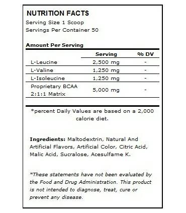 BCAA Power 500g Aminoácidos Labrada Nutrition
