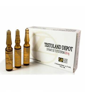 Testoland Depot Cipionato 3 ampoyetas de 200mg/2ml c/u Landerlan