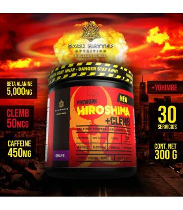 Hiroshima Clemb Pre Workout de Dark Matter