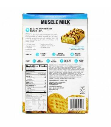 Barras Muscle Milk Brand 5 barras por caja de Cytosport