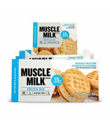 Barras Muscle Milk Brand 5 barras por caja de Cytosport