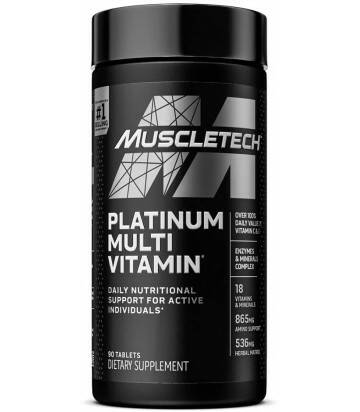 Platinum Multivitamin 90 caps Muscletech Multivitaminico