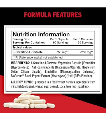 Carnitina de Mutant 90 caps