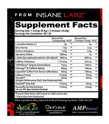 Psychotic X de Insane Labz 40 Servs