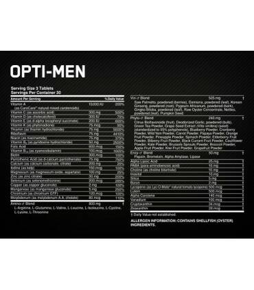 Optimen de ON 150 caps. multivitaminico para hombre