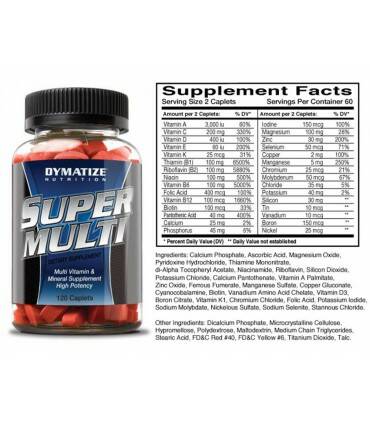 Super Multi Dymatize 120 caps