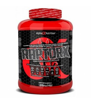Raptor X proteina 100% de carne Alpha Nutrition