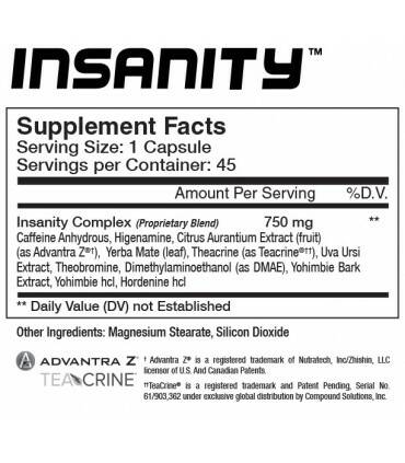 Insanity de Nubreed Nutrition 45 servicios